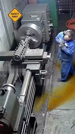 Live Accident (Be Safe) #shorts #accident #besafe #thetechnicalsardar #machine #lathe