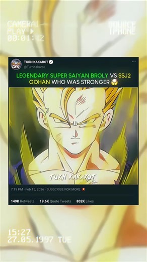 Gohan Turns SSJ2 Against Broly 😱 | LSSJ Power Unleashed #dragonball #dbs #goku #gohan #broly #anime