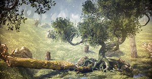 Creating Artistic Scenes with Photogrammetry Assets