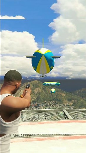 GTA 5 Blimp vs Blimp - The Ultimate Air Battle!" #gta #gta5 #gtaonline #gtaonly #gtav