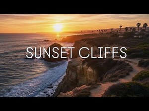 Sunset Cliffs San Diego Walking Tour 4K 🌅 | Breathtaking Ocean Views & Coastal Walk