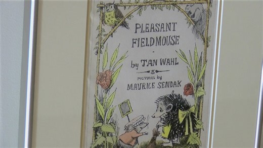 Over 240 pieces of original children's book artwork on display at Toledo-Lucas County Public Library