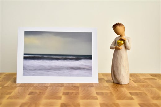 Storm at Sea, Portreath, Cornwall Photo Greetings Card - Etsy UK