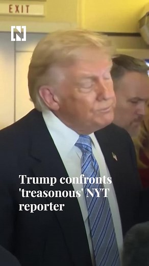 Trump Confronts NYT Journalist Over ‘Treasonous’ Iran Reporting