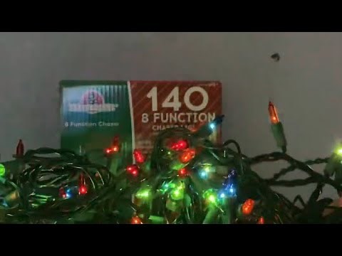 Holiday essence 8 function multicolor chaser lights