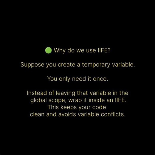 What is IIFE in JavaScript? 🤔 Explained Simply #16