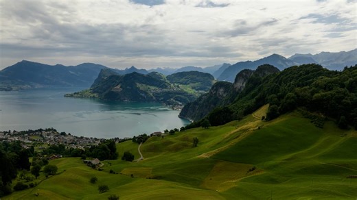 Switzerland from the Sky: Lakes and Rivers Unveiled by Drone