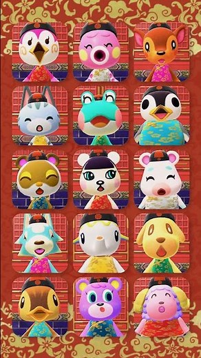 【けけチャイナ】普通系のキャラ大集合！かわいいカラフルチャイナ服！ #あつ森 #けけアイドル #animalcrossing #あつまれどうぶつの森