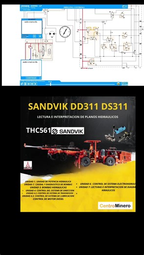 Especialización en Sistema Hidráulico - Jumbo Sandvik DD311