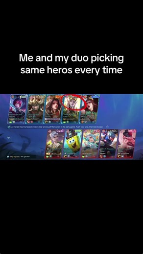 Me and my duo picking same heros every time ❤️‍🩹 #mlbb #mlbbduo