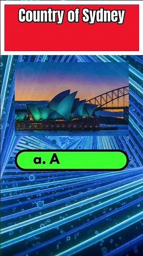 What Country is Sydney Actually In? 🌏 #mindbendingquiz #largestriver #quiztime