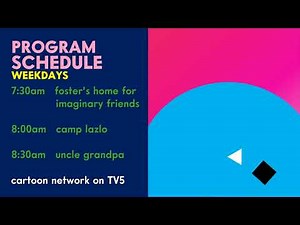 Cartoon Network on TV5 - Weekday Lineup Update (Pastel Era)