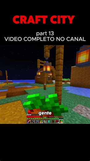 A VOLTA DE CRAFTCITY!!! PT13 #shorts #minecraft