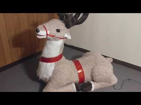 Gemmy Life Size Reindeer - 2018