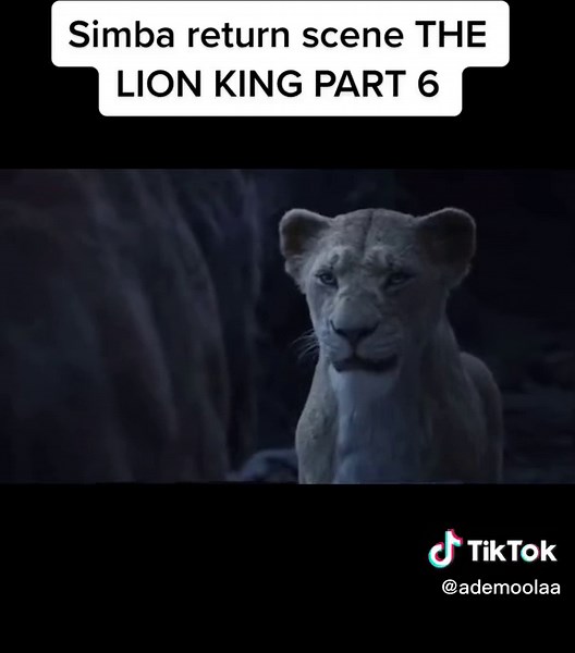 Simba return scene THE LION KING PART 6 #fyp #thelionking #movie