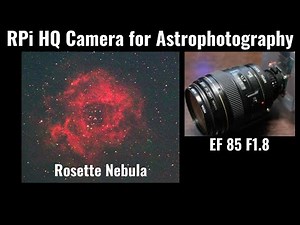 [RPi Astrophotography] Rosette Nebula Live-stack with Raspberry Pi HQ camera/ラズパイHQカメラでばら星雲ライブスタック