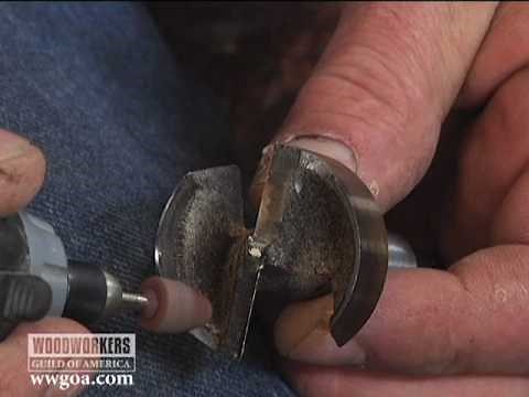 Woodworking Tools: Power Tools - Sharpening Forstner Bits with a Rotary Tool