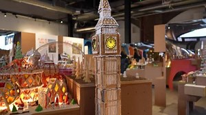 Architects create playful gingerbread version of London for Christmas