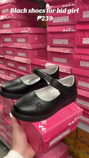 ₽239.00 New kids shoes Black leather shoes for kids girls school flat shoes for kids size 31-36