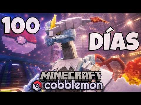 SOBREVIVÍ 100 DÍAS en la ÚLTIMA ACTUALIZACIÓN de Minecraft Pokémon con mis amigos(Mod Cobblemon 1.7)