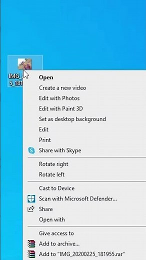 How to Set Any Image at the Desktop Background in Windows 10 - Hindi