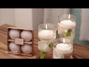 Floating Candle Centerpiece | Home Decor Ideas | Lighthaus Candle