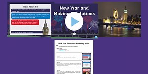 New Year and Making Resolutions Assembly Pack