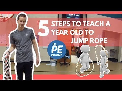 How to to Teach a 5 Year Old to Jump Rope (Kindergarten PE Lesson)