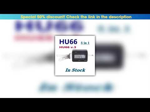 Unboxing NP Tools Smart 5 in 1 HU66 V.3 HU66V.3 Key Tool for Audi VW Auto Magic Tool Locksmith Turb