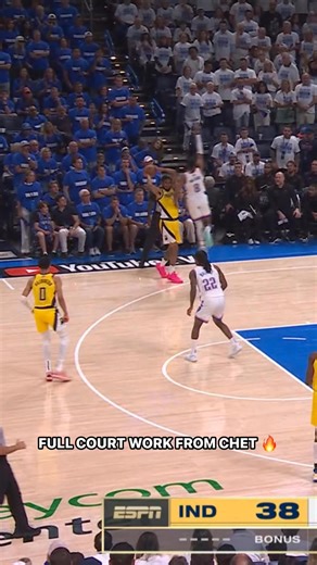 902K views · 7.5K reactions | Chet Holmgren with the BLOCK, the BOARD, and the COAST-TO-COAST finish!  Game 5 | LIVE on ABC  | NBA | Facebook