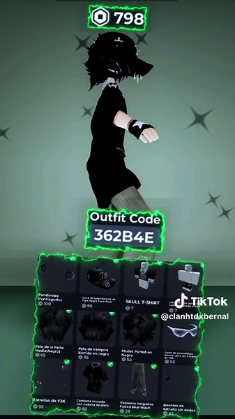 Emo Boy Outfit in Roblox - Unique and Stylish | #Roblox #Outfit #Emo