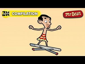 Bean's Terrible Skateboard Derby! - Mr Bean Animated - Funny Clips - Cartoons for Kids
