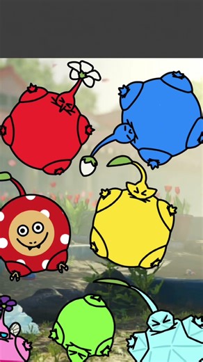 Pikmin Red Yellow and Blue Pikmin Inflation #pikmin