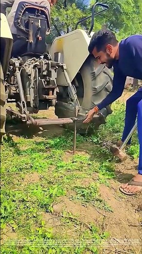 Hitch and Heave: A Tractor’s Link Pulls a Post from the Earth
