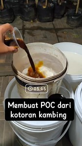 211K views · 1.7K reactions | POC yang kaya unsur hara dari bahan baku kotoran kambing yang siap di berikan ke tanaman di lahan pertanian kita #poc #kotoranhewan #pupukorganik #em4 #fyppp | Zaki Holtikultura | Facebook