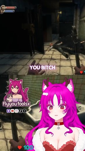 he was hiding in the stall #flyyoufoolsx #bioshock #twitch #envtube #vtuberuprising #vtuber #cat