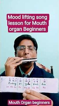 Mouth Organ beginners very easy song lesson to lift your mood