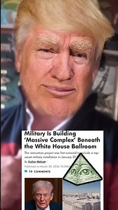 Trump building a massive military complex at the White House!