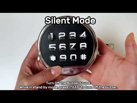 022 Safe Electronic Lock Silent Mode & Factory Reset – Step-by-Step Programming Guide
