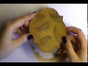 Stamped Faux Leather Technique