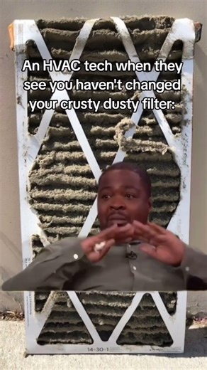 Avoid the Tears… Change Your HVAC Filter Every 1 Months 😭🔧