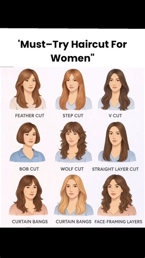 9 Must-Try Haircuts for Women 💇‍♀️ | Trending Haircut Ideas 2026