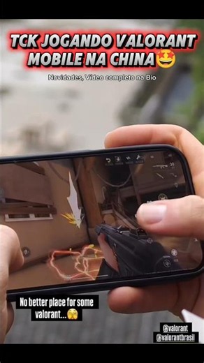TCK JOGANDO VALORANT MOBILE NA CHINA! 📱🤩 #valorantmobile