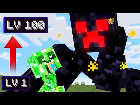 Minecraft but the Mobs can Level Up