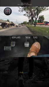 3.1M views · 10K reactions | Tutorial mobil manual || putar balik arah menanjak #tutorial #mobilmanual #belajarmengemudi #drivingschool | Fadil Enok | Facebook