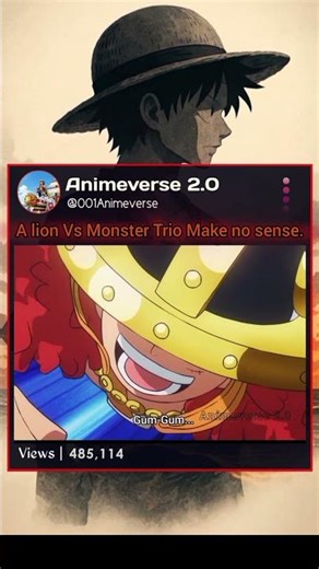 Luffy, Zoro & Sanji vs. The Giant Lion! 🦁 Monster Trio Unleashed! #OnePiece #Anime #Elbaf