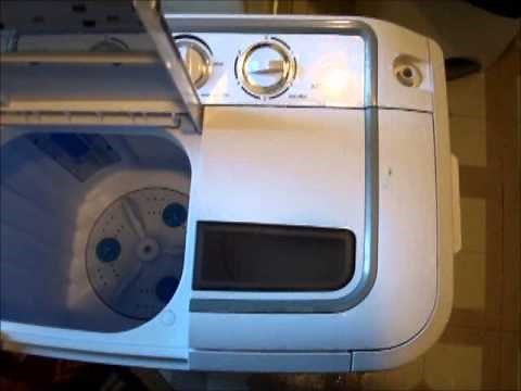 how to use the panda portable dual tub washing machine