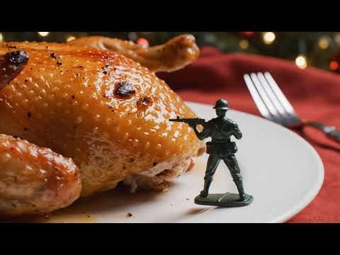 EPIC Christmas Dinner TABLE WAR | Plastic Platoon Stop Action