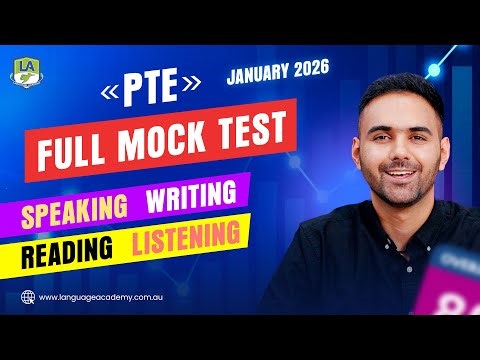 PTE Academic Full Mock Test with Answers & Timer | Real Exam Questions | January 2026