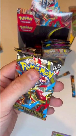 Mega evolutions packs 24-25 of 36!open 2 packs every day!